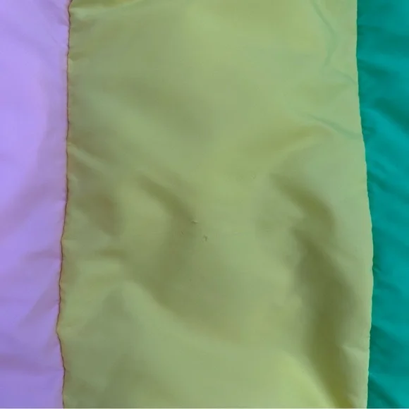 XS Rachel Antonoff puffer coat Terry colorblock striped - Picture 7 of 7